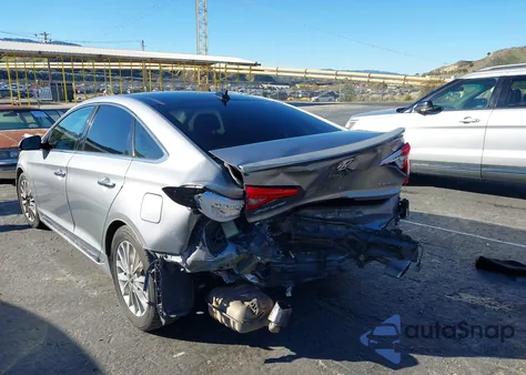 2015 Hyundai Sonata Limited from USA, damaged, VIN 5NPE34AFXFH103025